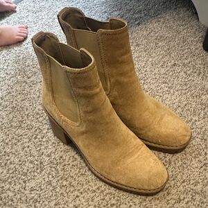 Vince Camel Suede Heeled Boots